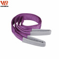 CE 100% polyester double plis sangles de sangle de ceinture de levage pour les grues